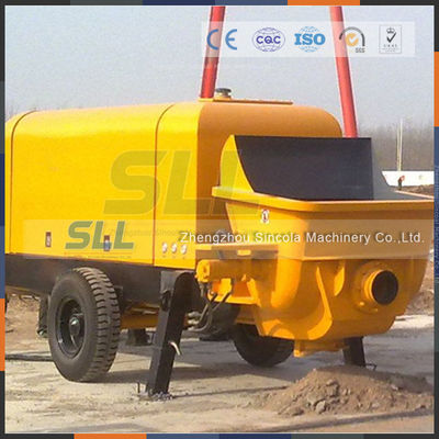 China Diesel Machts Hydraulische Concrete Pomp, 90m3/H-Hoge druk Concrete Pomp leverancier