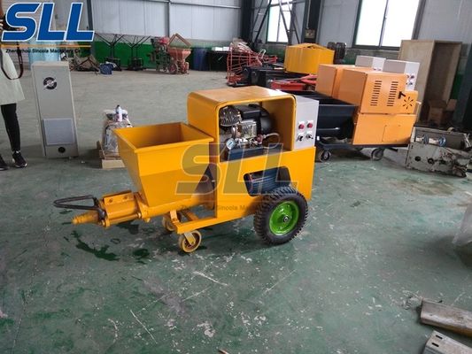 China Het Mortier van het hoog rendement150m2/h Zand het Pleisteren Machine Natte Gemengde Concrete Spuitbus leverancier