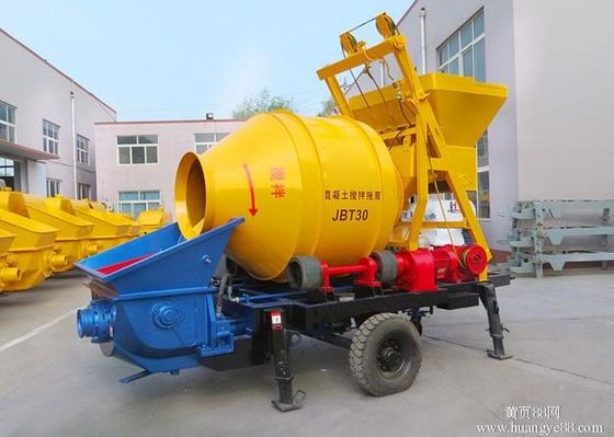 China Hoog rendement Draagbare Concrete Pomp 40m3/Hr met 4 Hydraulische Controle Ondersteunende Benen leverancier