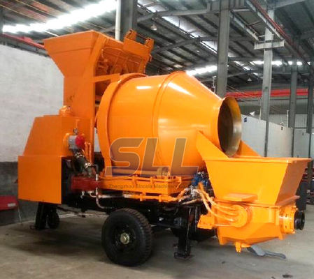 JBT30 elektrische Concrete Mixermachine met Pompmachine 100m Leveringspijp leverancier